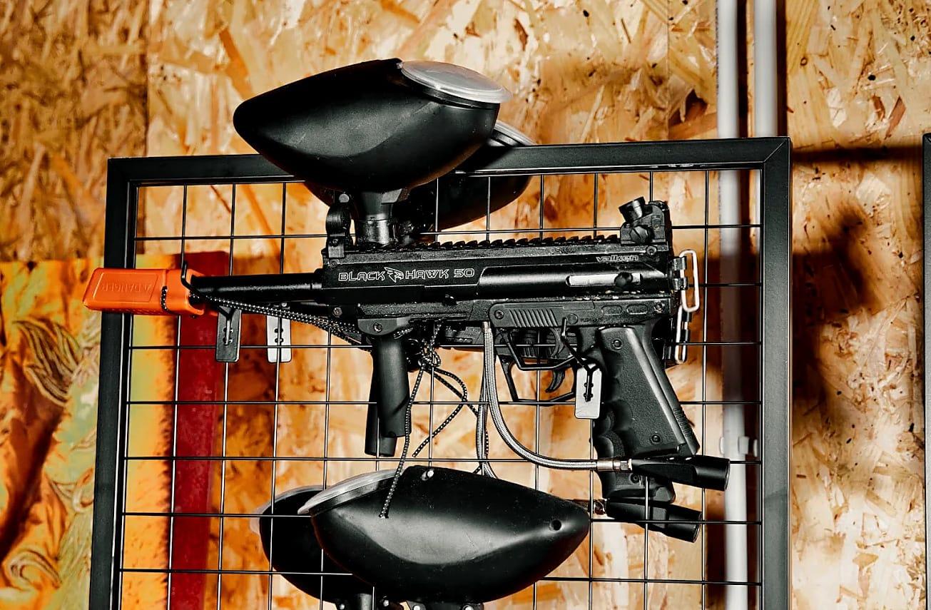 Detail du lanceur Blackhawk 50 utilise en Paint Force